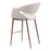 Zuo Modern Limay Counter Stool, Beige/Walnut