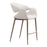 Zuo Modern Limay Counter Stool, Beige/Walnut
