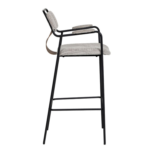 Zuo Modern Couva BarStool/Set of 2, Gray Tweed