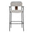 Zuo Modern Couva BarStool/Set of 2, Gray Tweed