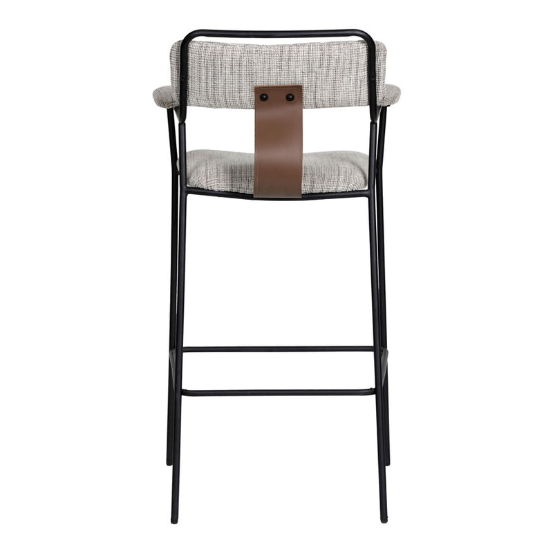 Zuo Modern Couva BarStool/Set of 2, Gray Tweed