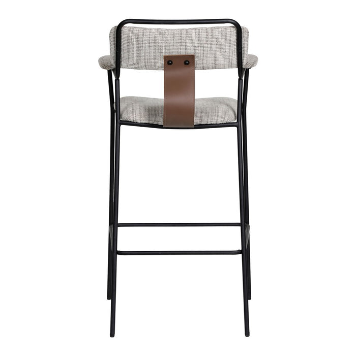 Zuo Modern Couva BarStool/Set of 2, Gray Tweed