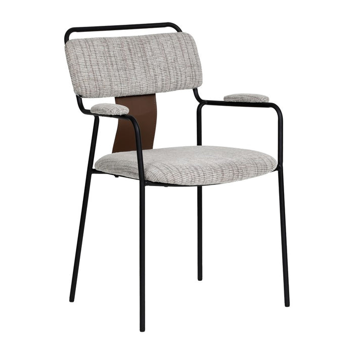 Zuo Modern Couva Dining Chair/Set of 2, Gray Tweed - 110938