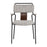 Zuo Modern Couva Dining Chair, Set of 2, Gray Tweed