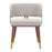 Zuo Modern Brew Dining Chair, Beige/Walnut
