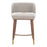 Zuo Modern Brew Counter Stool, Beige/Walnut