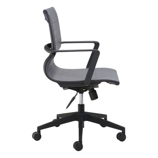Zuo Modern Stacy Office Chair, Dark Gray