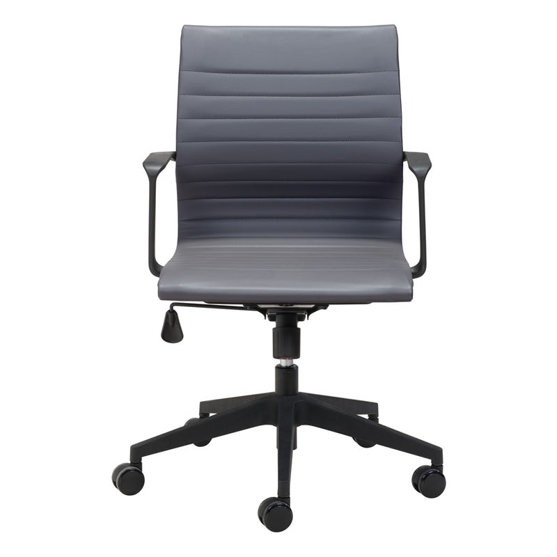 Zuo Modern Stacy Office Chair, Dark Gray