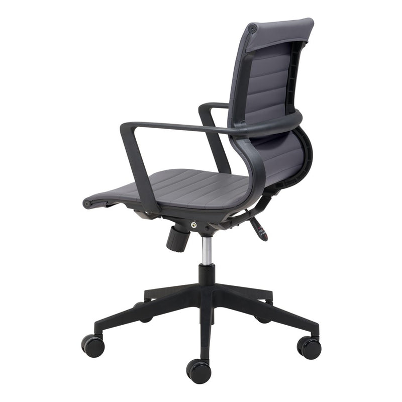 Zuo Modern Stacy Office Chair, Dark Gray