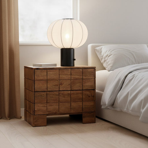 Zuo Modern Modo Nightstand, Walnut