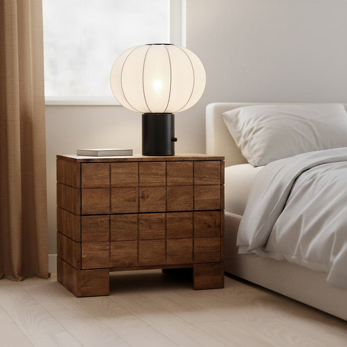 Zuo Modern Modo Nightstand, Walnut