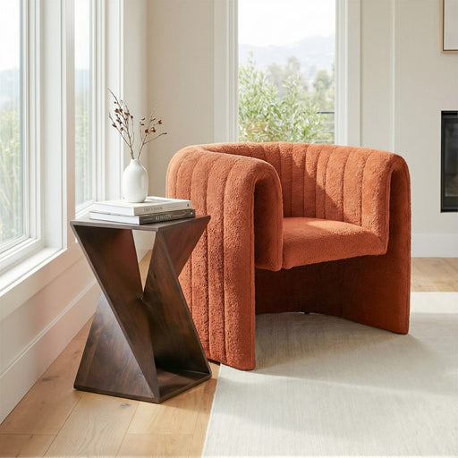 Zuo Modern Alba Accent Table, Walnut