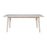 Zuo Modern Roms Dining Table, Whitewashed
