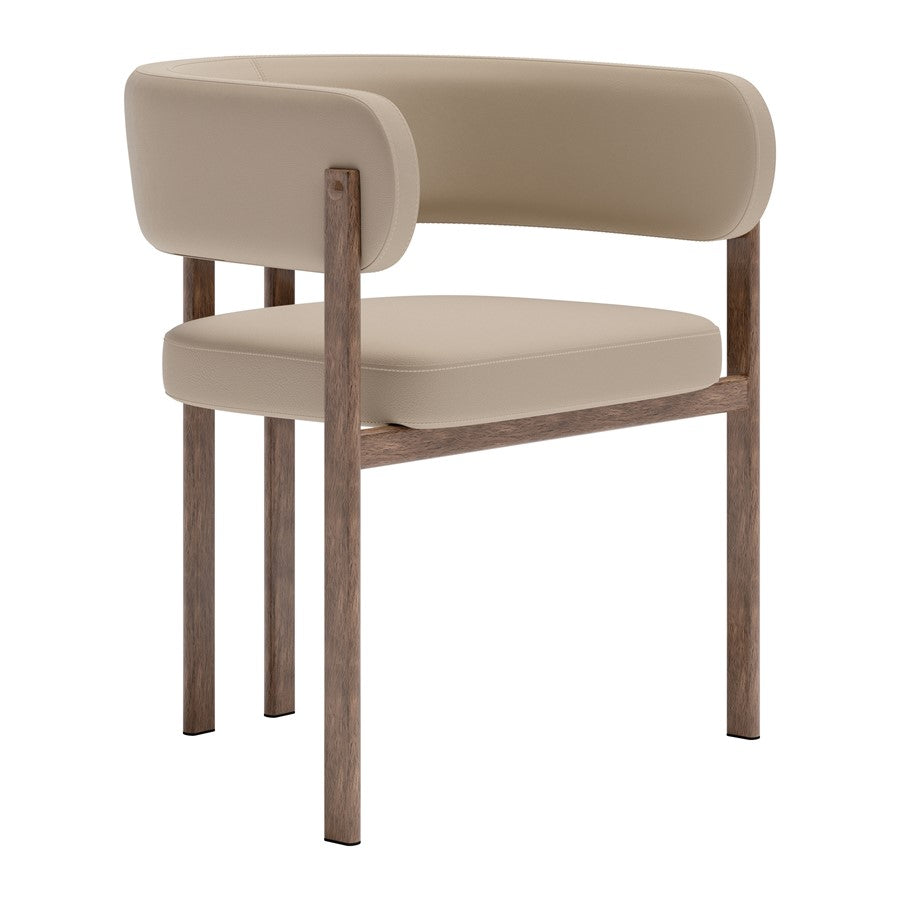 Zuo Modern Ruge Dining Chair/Set of 2, Beige - 110990