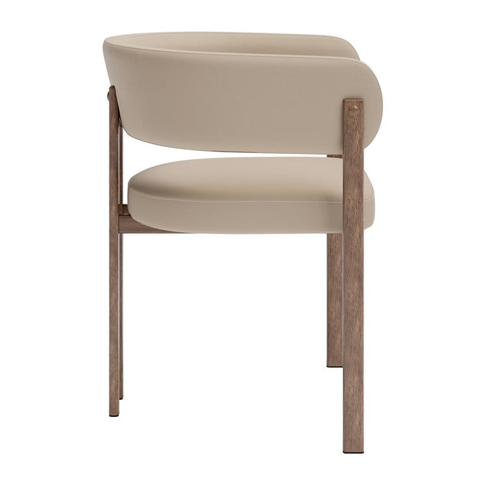 Zuo Modern Ruge Dining Chair, Set of 2, Beige
