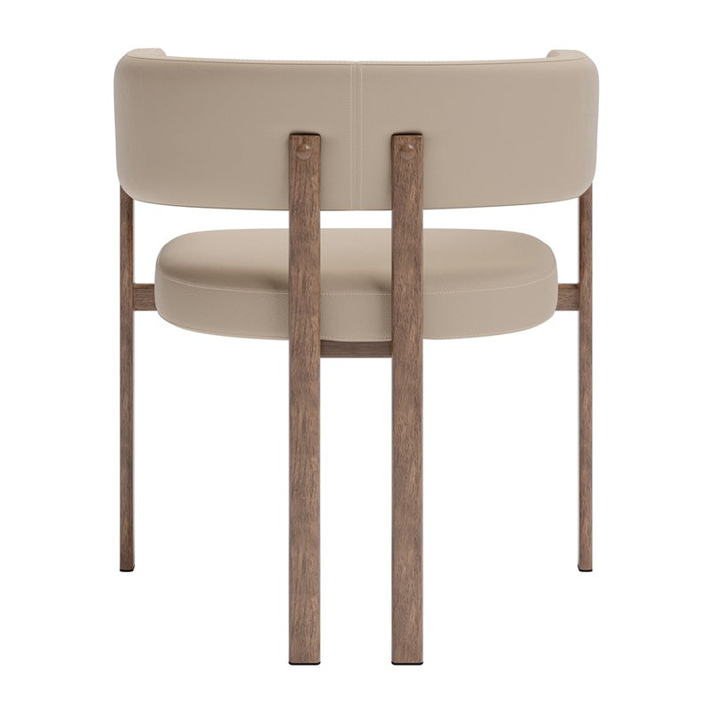 Zuo Modern Ruge Dining Chair, Set of 2, Beige