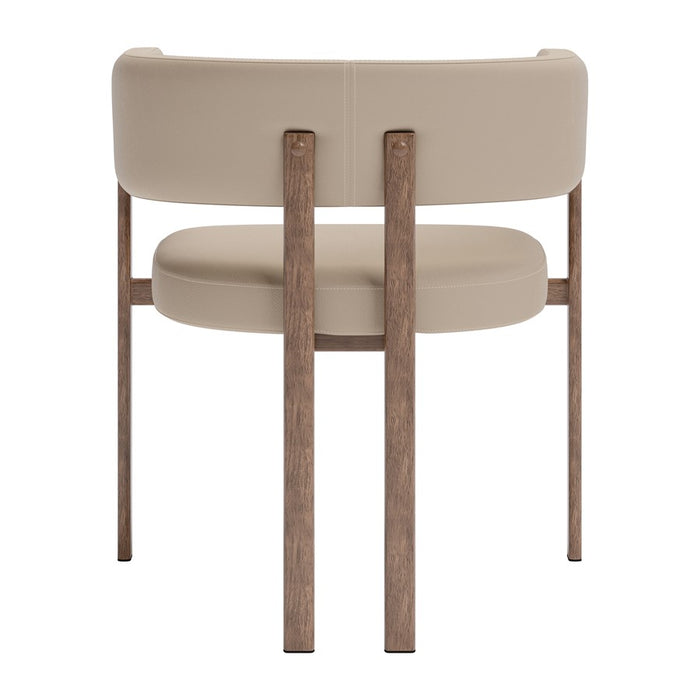 Zuo Modern Ruge Dining Chair, Set of 2, Beige