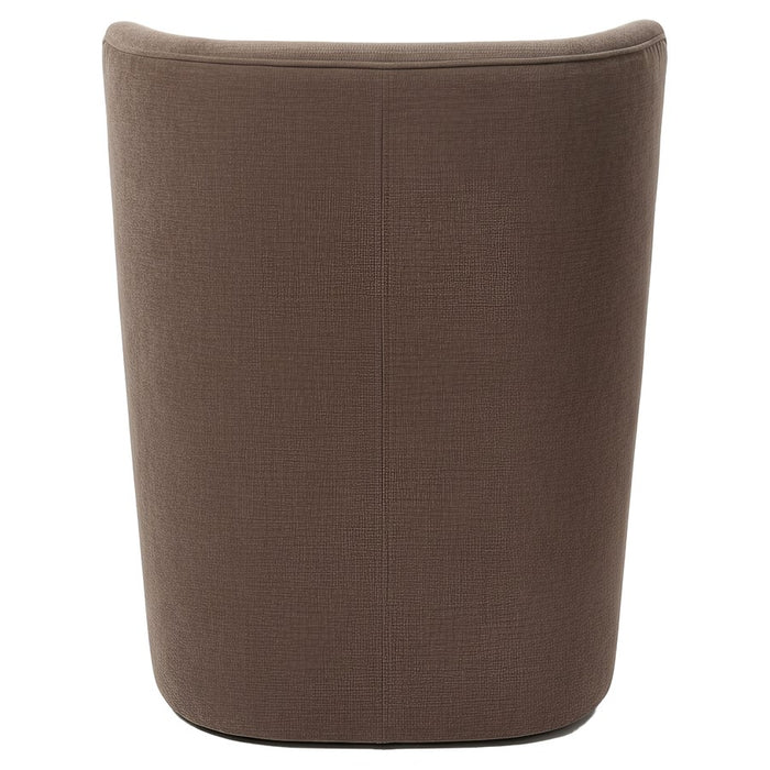 Zuo Modern Bambun Dining Chair, with Wheels Taupe