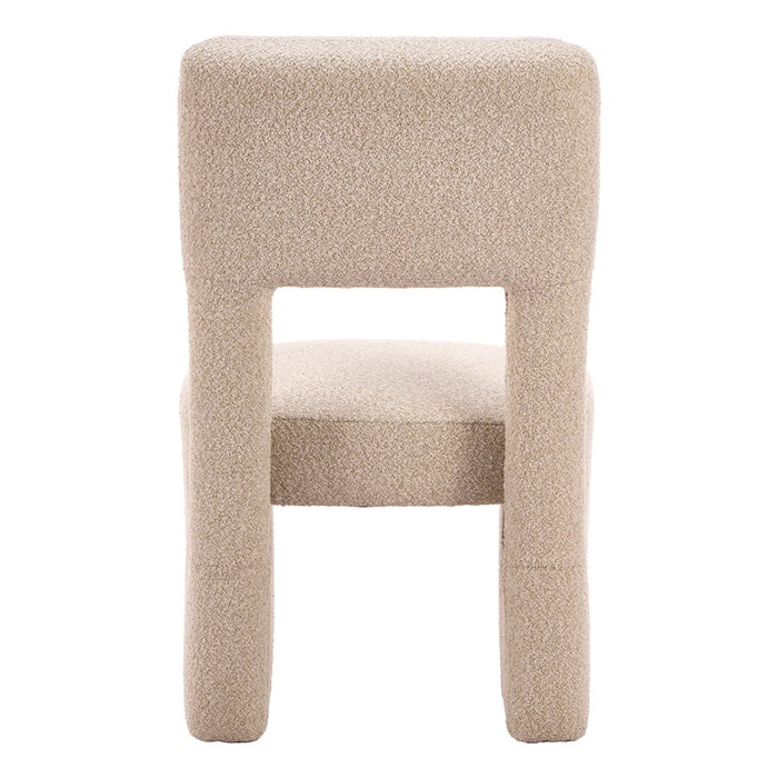 Zuo Modern Dewey Dining Chair, Set of 2, Beige