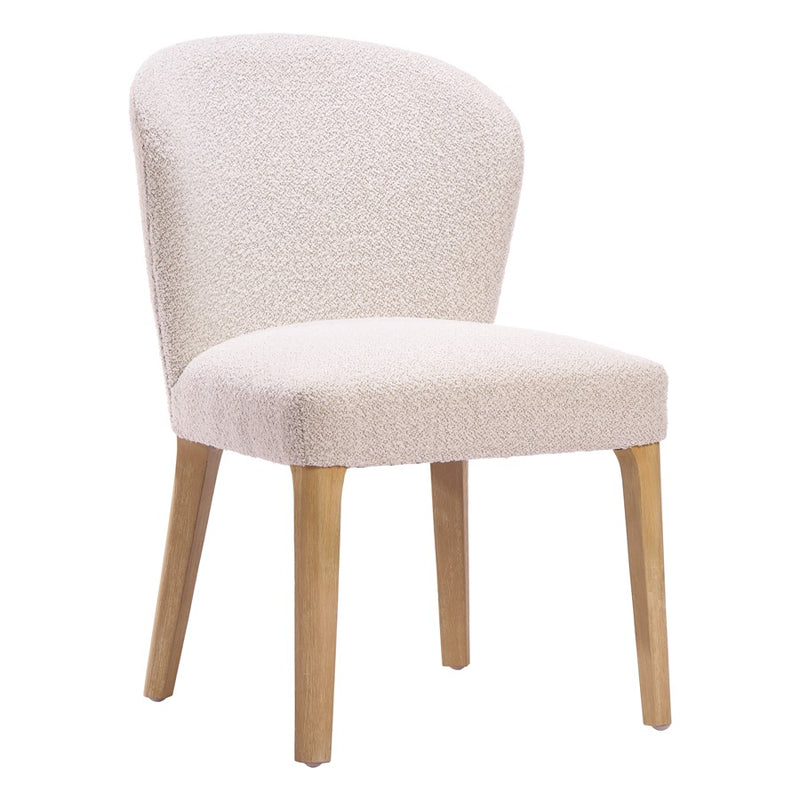 Zuo Modern Mondstein Dining Chair, Set of 2, Ivory