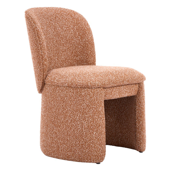 Zuo Modern Citrine Dining Chair, Set of 2, Biscuit Brown