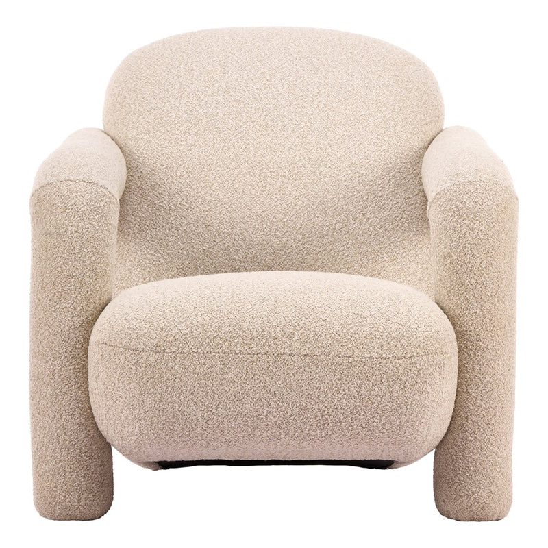 Zuo Modern Selenya Accent Chair, Beige