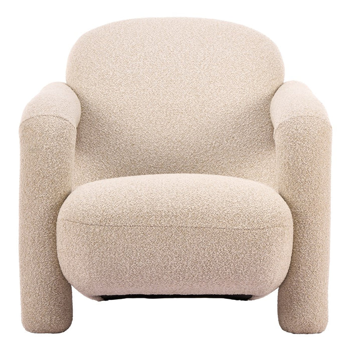 Zuo Modern Selenya Accent Chair, Beige