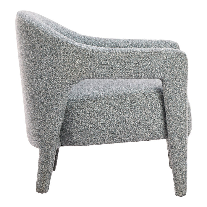 Zuo Modern Eluma Accent Chair, Dusty Teal
