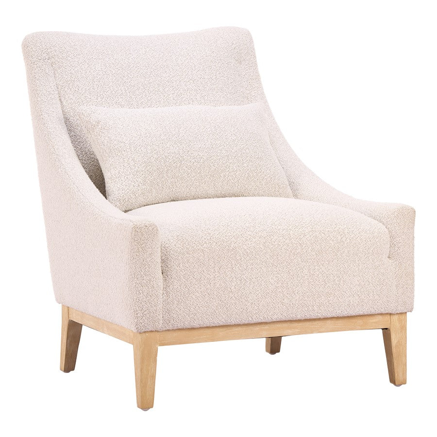 Zuo Modern Velun Accent Chair, Ivory - 111009