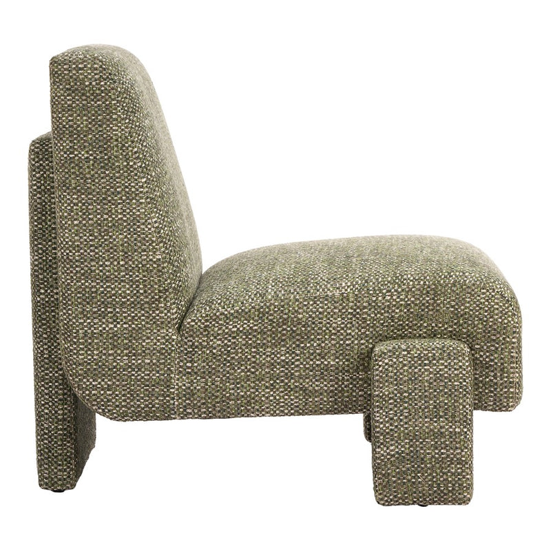 Zuo Modern Orleen Accent Chair, Checker Green