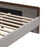 Zuo Modern Somune Queen Bed, Gray/Walnut