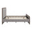 Zuo Modern Somune King Bed, Gray/Walnut