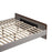 Zuo Modern Somune King Bed, Gray/Walnut