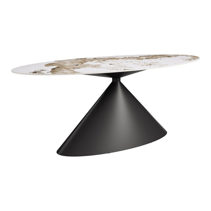Zuo Modern Armana Dining Table, White/Brown - 111078