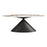 Zuo Modern Armana Dining Table, White/Brown