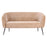 Zuo Modern Racine Loveseat, Linen Beige