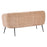 Zuo Modern Racine Loveseat, Linen Beige