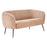 Zuo Modern Racine Loveseat, Linen Beige