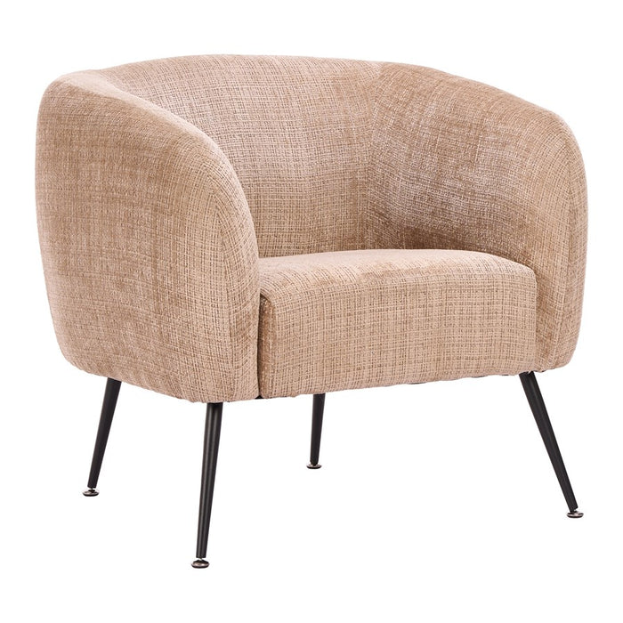 Zuo Modern Racine Accent Chair, Linen Beige - 111083