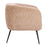 Zuo Modern Racine Accent Chair, Linen Beige