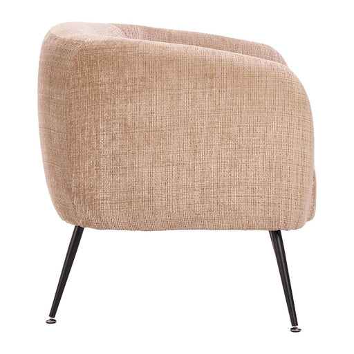 Zuo Modern Racine Accent Chair, Linen Beige