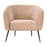 Zuo Modern Racine Accent Chair, Linen Beige