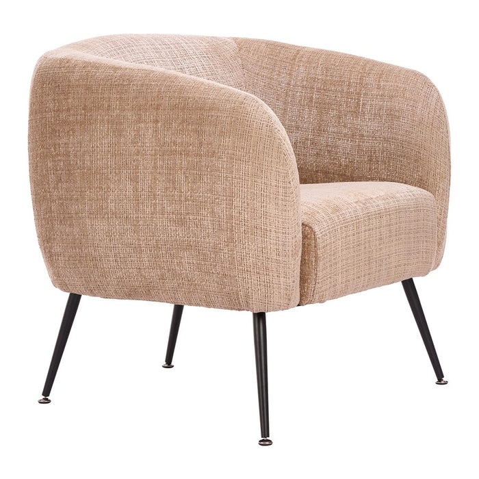 Zuo Modern Racine Accent Chair, Linen Beige