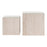Zuo Modern Cambro Coffee Table, Set (2-Piece) Stone Beige