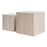 Zuo Modern Cambro Coffee Table, Set (2-Piece) Stone Beige