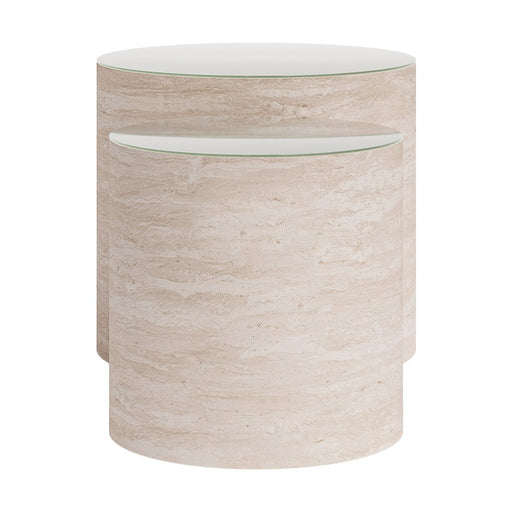 Zuo Modern Carzo Coffee Table, Set (2-Piece) Stone Beige
