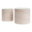 Zuo Modern Carzo Coffee Table, Set (2-Piece) Stone Beige