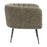 Zuo Modern Deco Accent Chair, Green Tweed