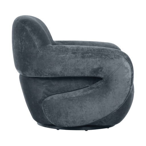 Zuo Modern Boble Swivel Chair, Storm Gray