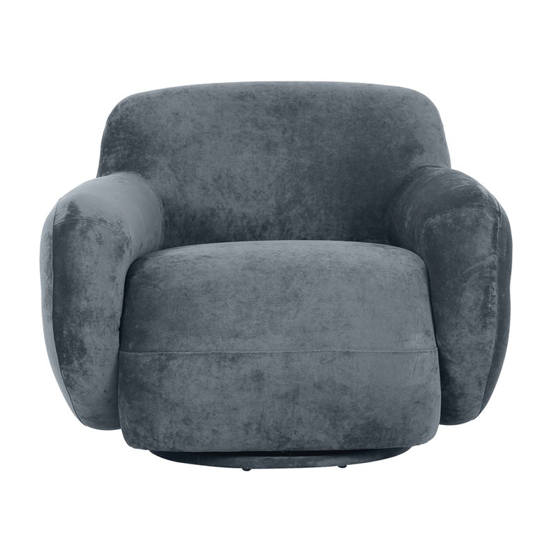 Zuo Modern Boble Swivel Chair, Storm Gray